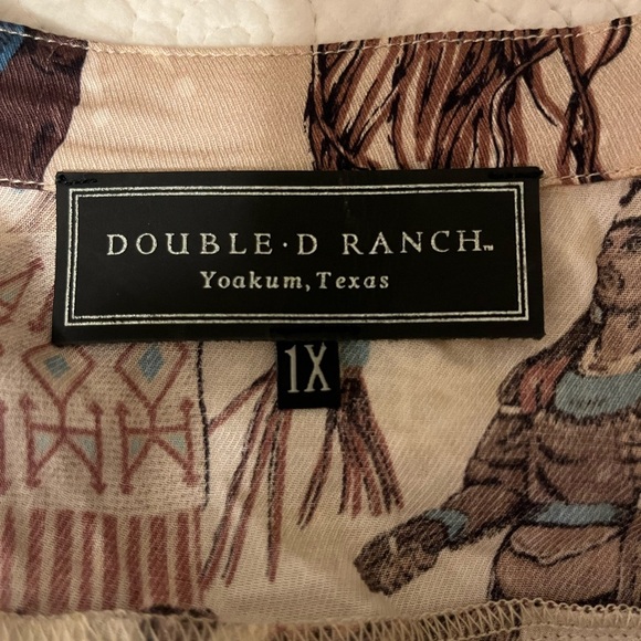 Double D Ranchwear Tobacco Salesman Top, size 1X - Picture 9 of 12